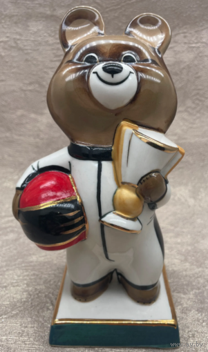 Статуэтка Олимпийский Мишка Гонщик Вербилки