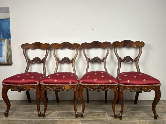 Антикварные стул 4 шт  - полная реставрация