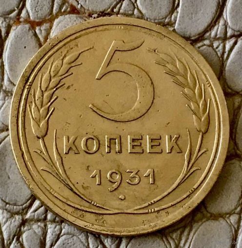 5 копеек 1931 года.