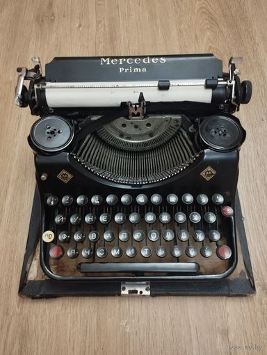 Механическая печатная машинка "Mercedes Prima" Германия Zella-Menlis" 1930г.