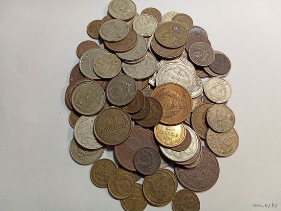 100 монет СССР