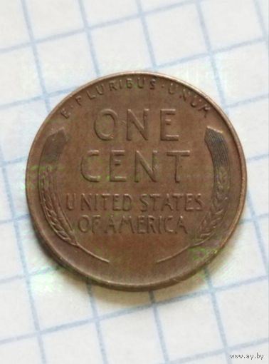 1 цент 1944 года США, сохран!