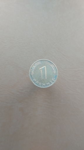 Германия / 1 pfennig (J) / 1977 год