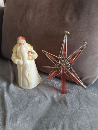 Ёлочная игрушка СССР и Дедушка Мороз
