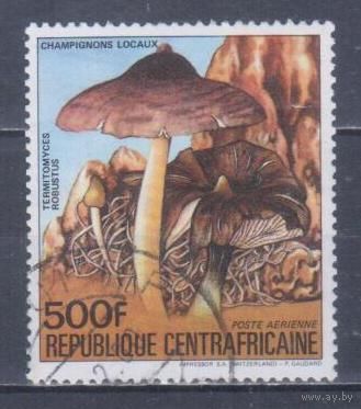 [2155] Гвинея 1984. Грибы. Концовка серии.Гашеная марка.
