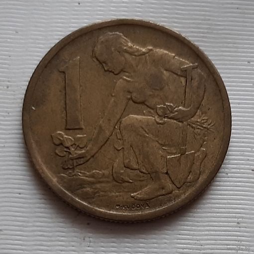1 крона 1980 г. Чехословакия