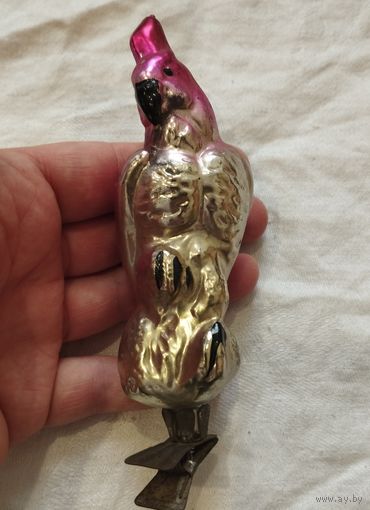 Ёлочная игрушка попугай
