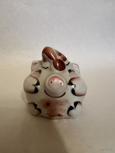 Свинья "ПЯТАЧОК" фарфор ДФЗ