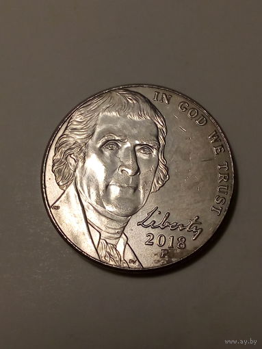 5 центов США 2018 P год