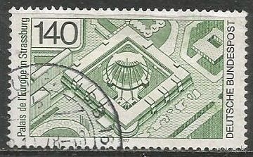 ФРГ. Освящение Совета Европы в Страсбурге. 1977г. Mi#921.