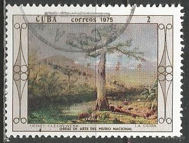 Куба. Живопись в Национальном музее. Г.Клинееверк "Ла-Селба".1975г. Mi#2024.