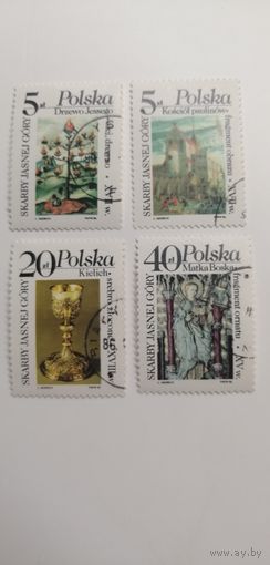Польша 1986. Празднование Успенского дня в монастыре Ясна Гура в Ченстохове: монастырские сокровища. Полная серия