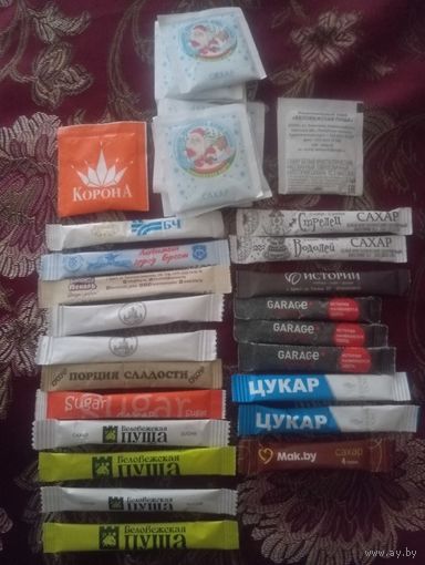 Сахар, пакетиков коллекцию