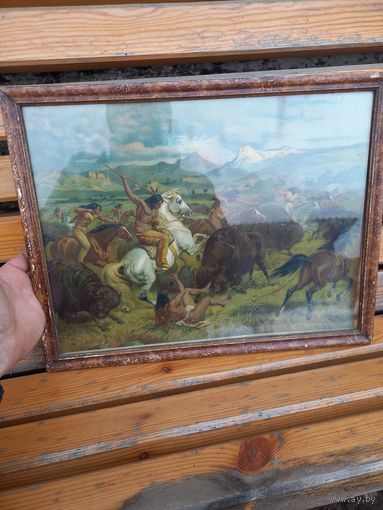 Старинная литография