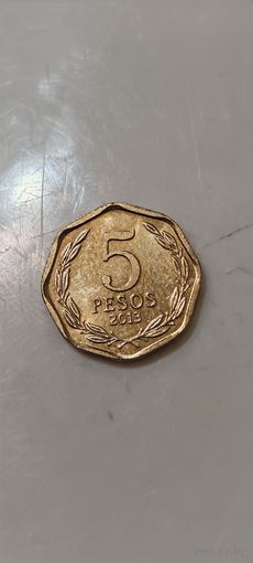Чили 5 песо 2013