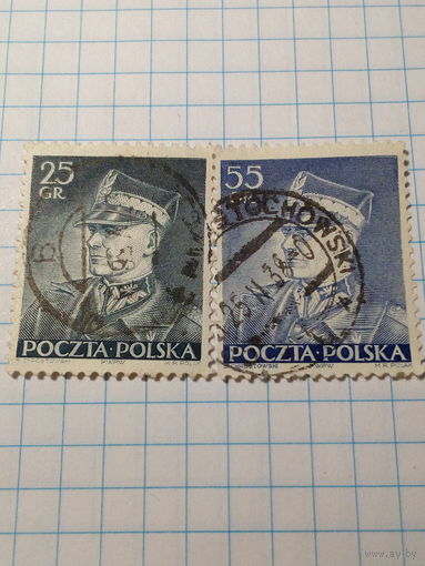 Марка  Польша 1933