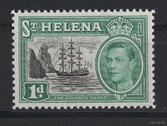 Остров Святой Елены / ST. HELENA 1949** 1d Георг VI (SG 149)