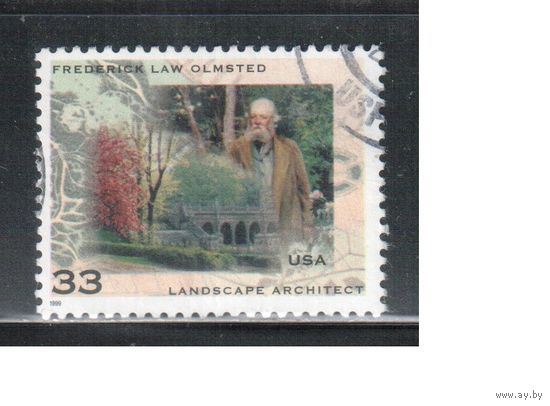 США-1999 (Мих.3164) , гаш., Личности, Флора, Дизайнер(одиночка)
