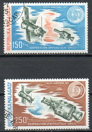 Космос Мадагаскар 1974 год серия из 2-х марок