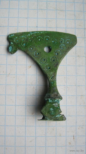 Древняя привеска. Бронза.