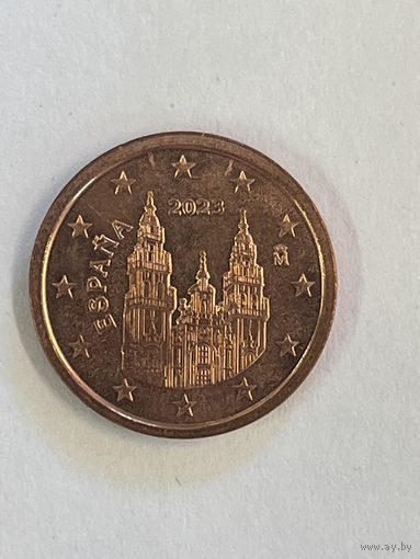 Испания 2 евроцента 2023