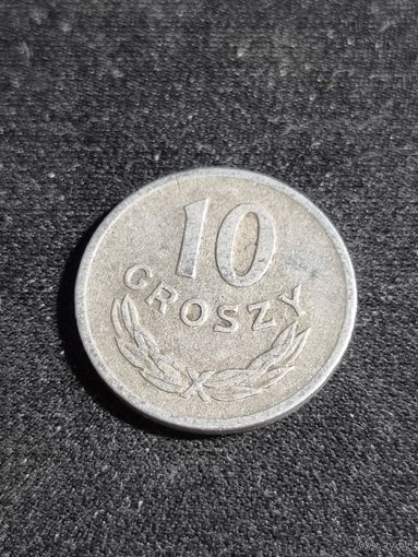 Польша 10 грошей 1973