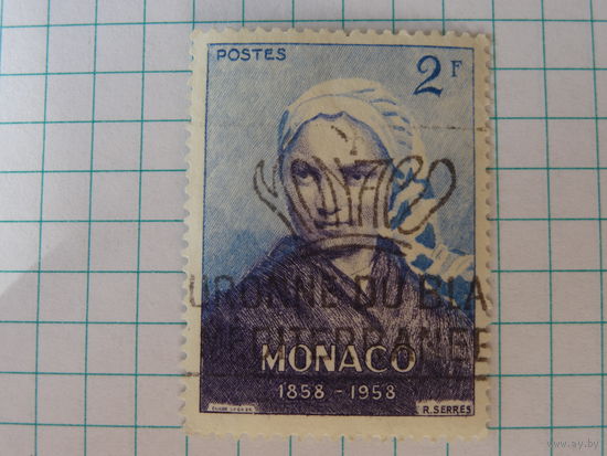 Монако. Женщина. 1958
