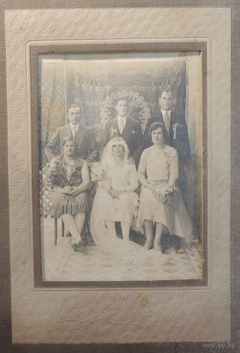 Фото-раскладушка "Семья", эмигранты из Зап. Бел., США, Детройт, 1920-1930-е гг.