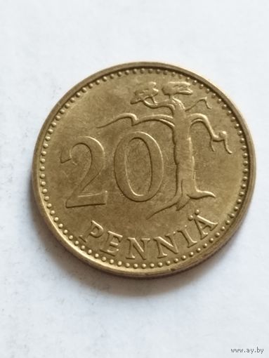 Финляндия 20 пенни 1982