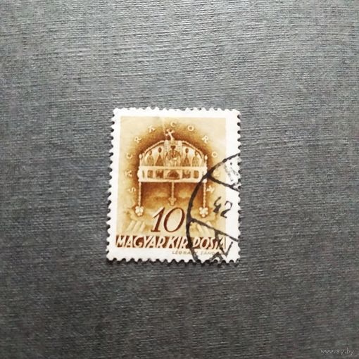 Марка Венгрия 1939 год Корона