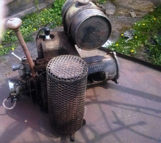 Раритет: довоенная пожарная помпа (Германия) Mit. Bosch-Magnetzunder