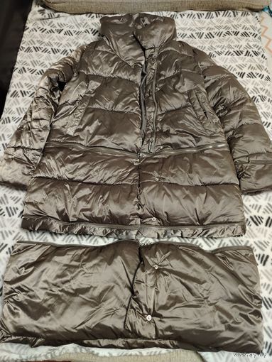 Куртка на девочку 42 размер на вырост с пристегивающимися частями