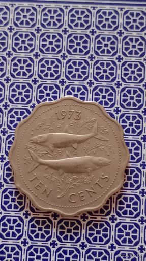Багамские острова 10 центов 1973