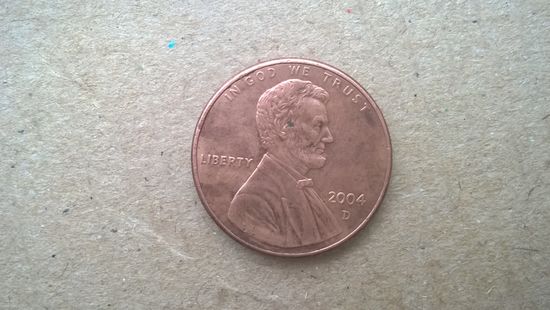 США 1 цент, 2004"D". (К-)