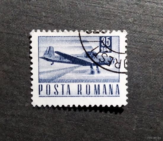 Марка Румыния 1967 год Авиация