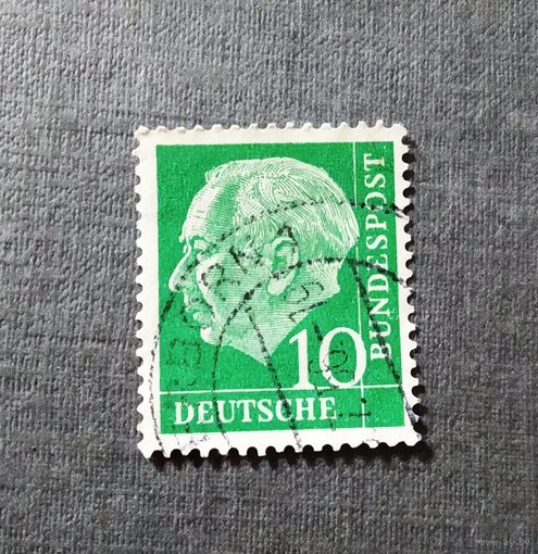 Марка германия 1954 год Теодор Хойс