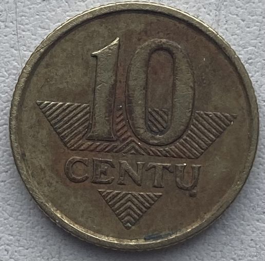 Литва 10 центов 1998 г.
