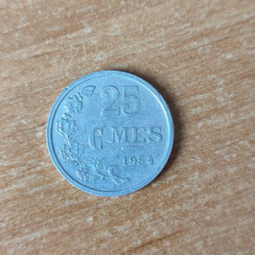 25 сантимес 1954 г. Люксембург