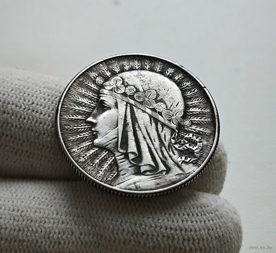 5 злотых 1933 г. Ядвига,  лот рп-16