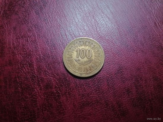 Тунис 100 миллимов 1960