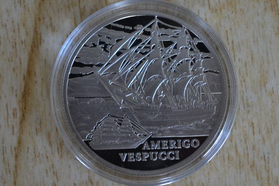 1 рубль 2010 Америго Веспучи