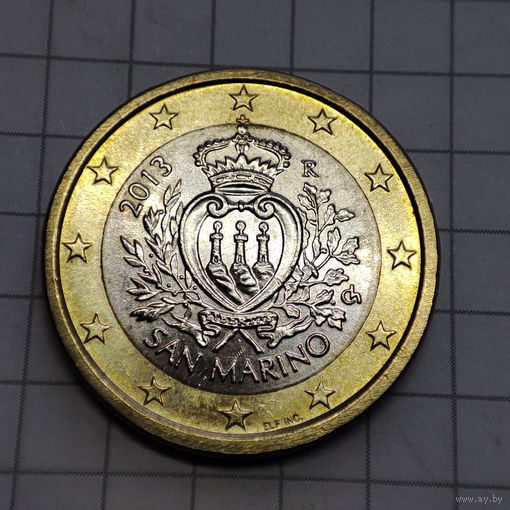 1евро Сан-Марино 2013 г..
