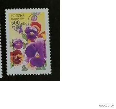 Россия 1996 ФЛОРА ДЕКОРАТИВНЫЕ РАСТЕНИЯ СКВЕРОВ САДОВ ПАРКОВ