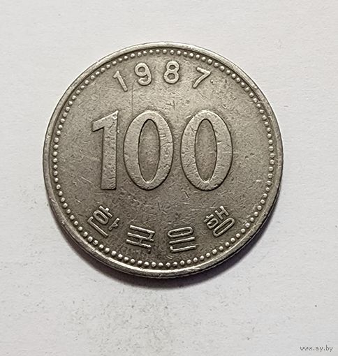 Южная Корея 100 вон, 1987