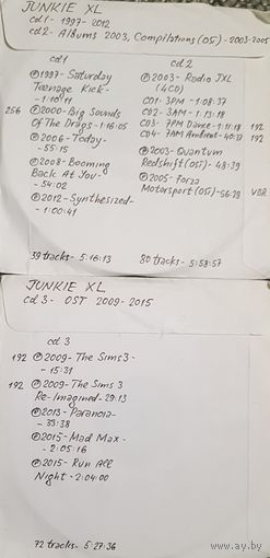 CD MP3 дискография JUNKIE XL 3 CD