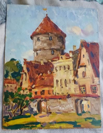 Кубарев В.Г. ДВП, масло. 31 х 24 см.