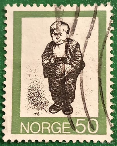 Норвегия 1972. Персонаж Норвежского фольклора - тролль