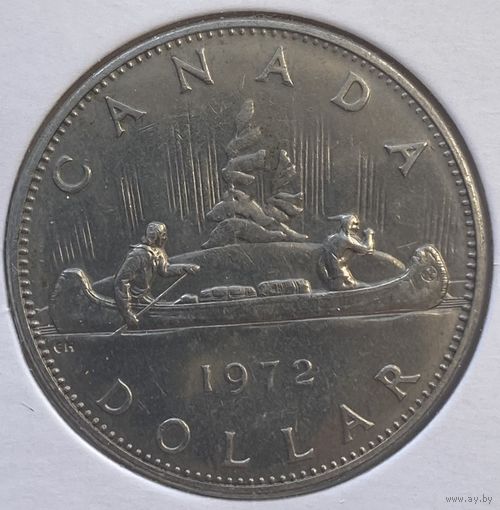 Канада 1 доллар 1972 г. В холдере
