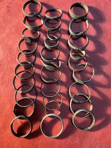 Кольца.цена за все.