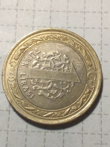 1 лира Турция 2021 год